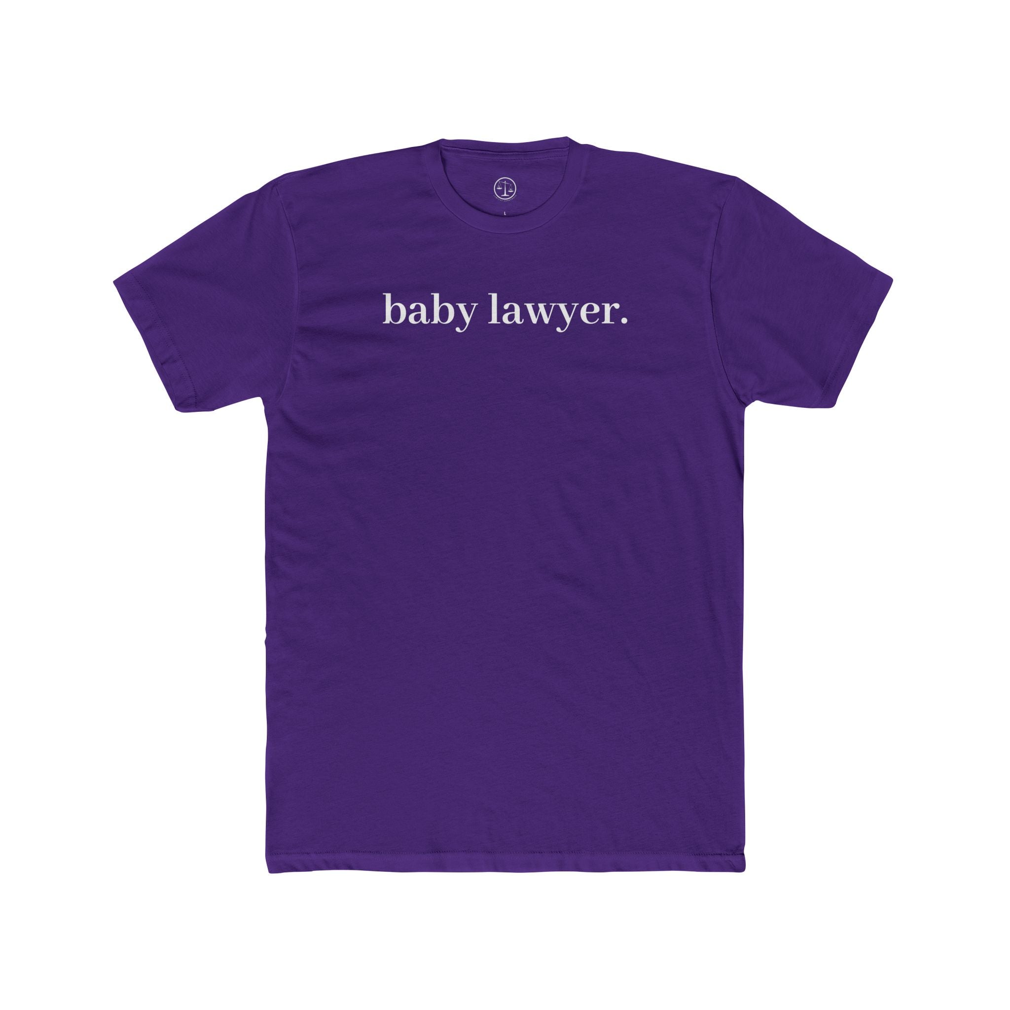 Baby Lawyer Tee — Minimalist Baby Announcement T-Shirt