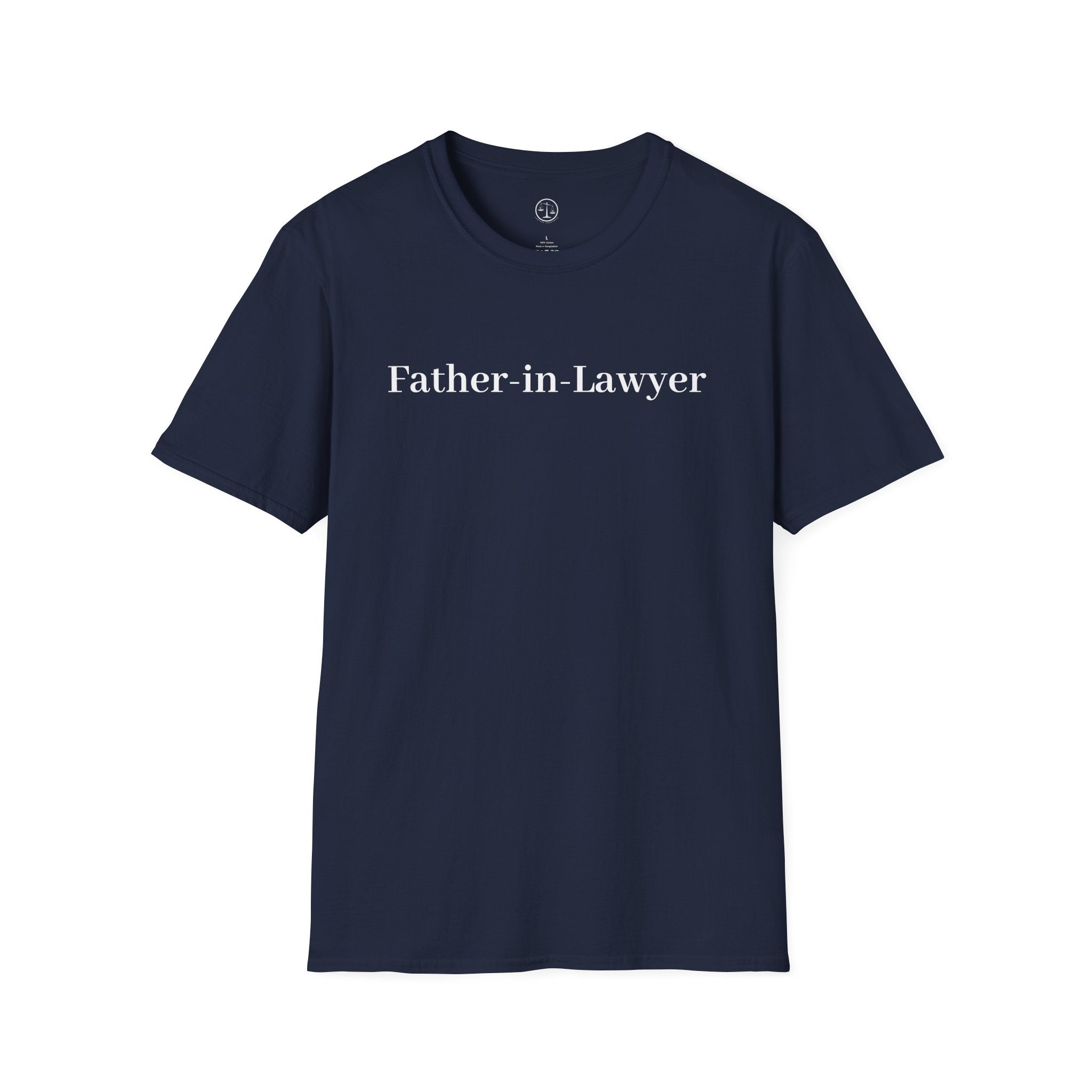 Father-in-Law T-Shirt — Minimalist Wedding Gift Tee for New In-Laws