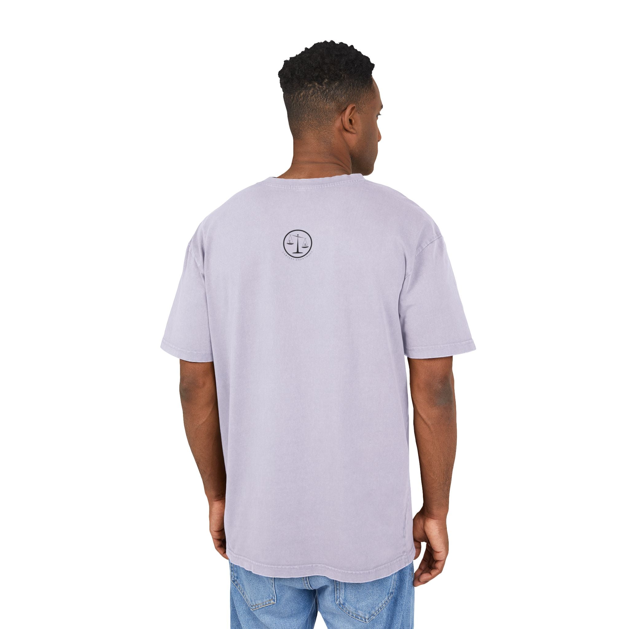Lawyer Est. 2026 Acid-Wash Tee — Oversized Men's Legal Grad Gift