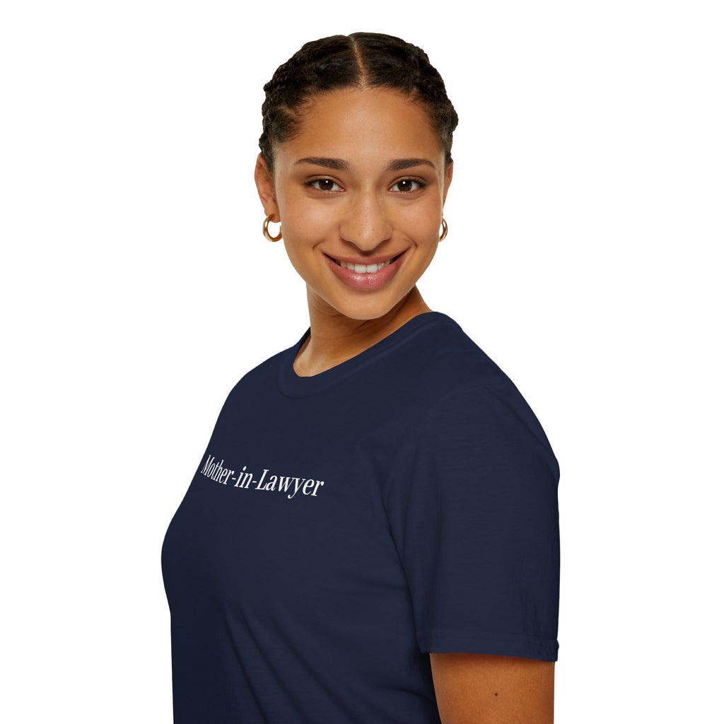 Mother in Lawyer T-Shirt — Feminine Lawyer Mom Tee, Gifts for Attorney Moms