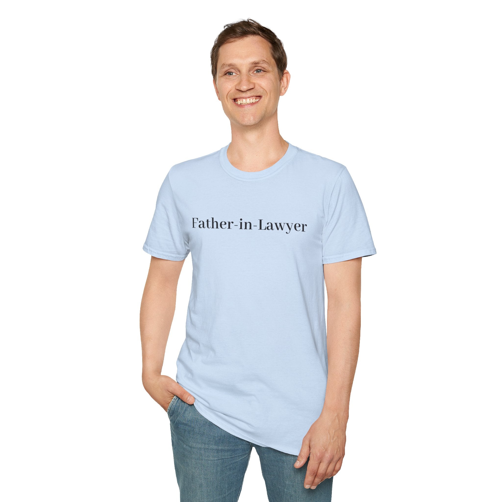 Father-in-Law T-Shirt — Minimalist Wedding Gift Tee for New In-Laws