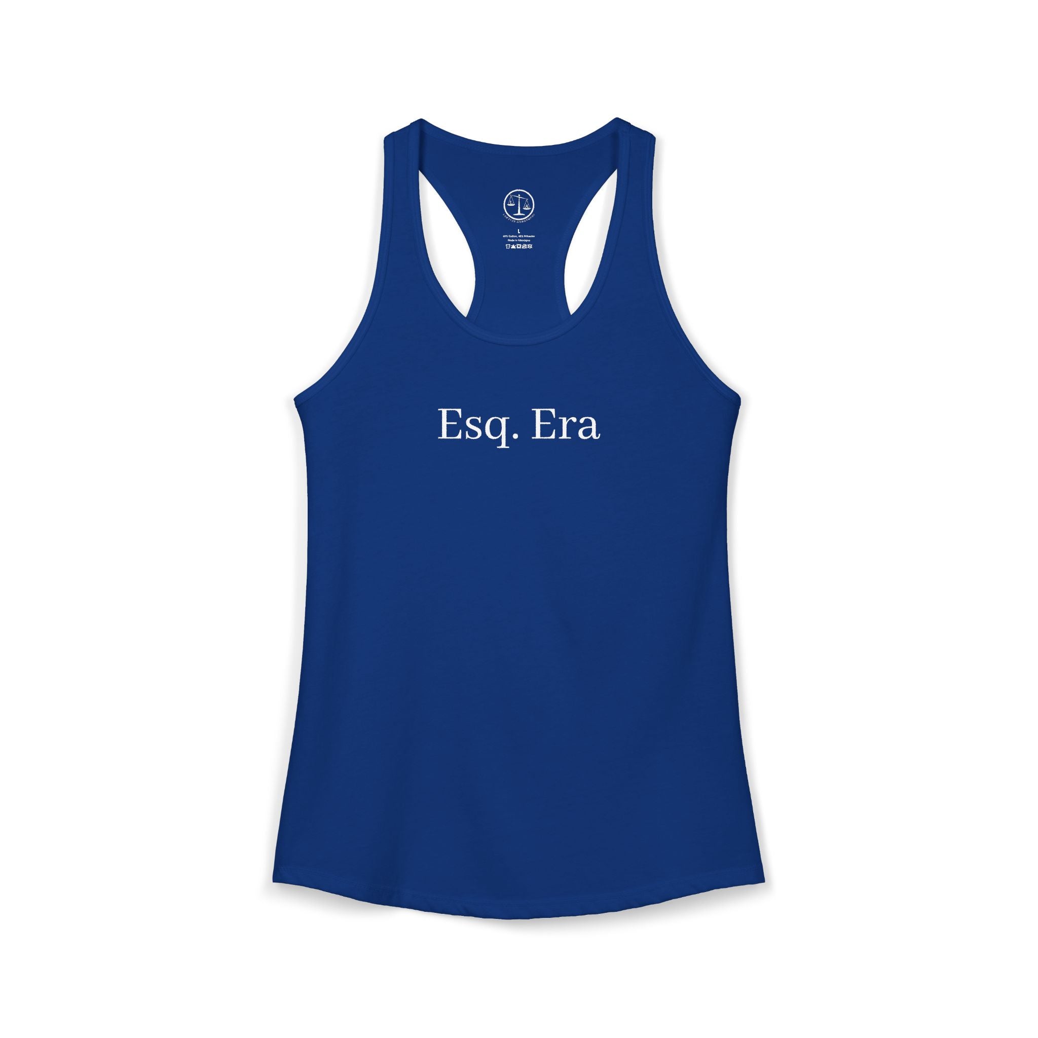Esq Era Racerback Tank — Attorney Legal Pride Tank Top