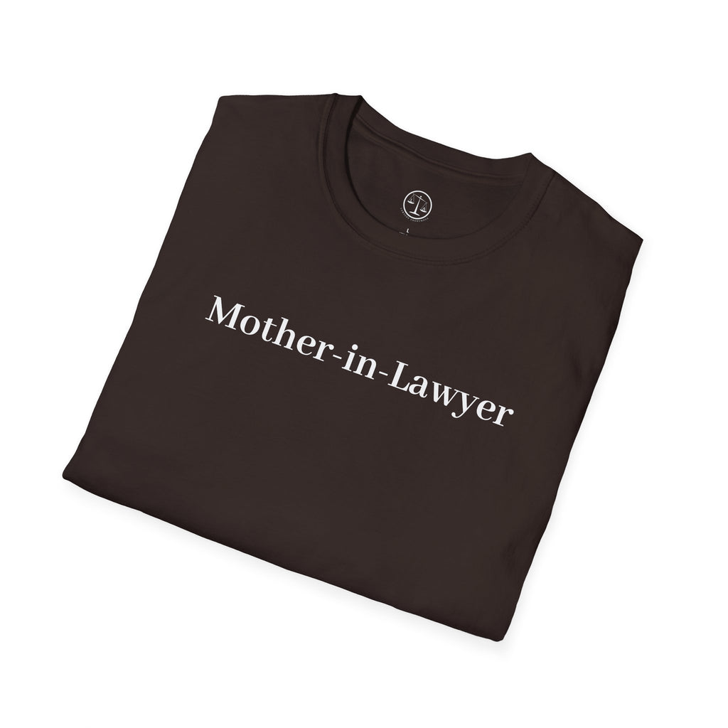 Mother in Lawyer T-Shirt — Feminine Lawyer Mom Tee, Gifts for Attorney Moms