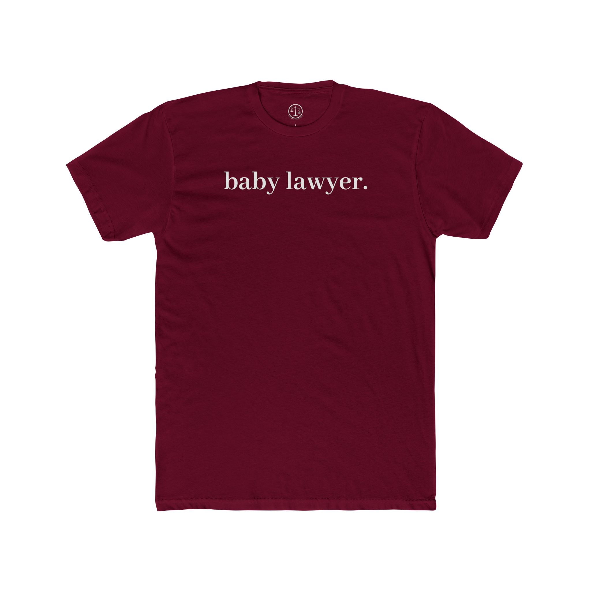 Baby Lawyer Tee — Minimalist Baby Announcement T-Shirt