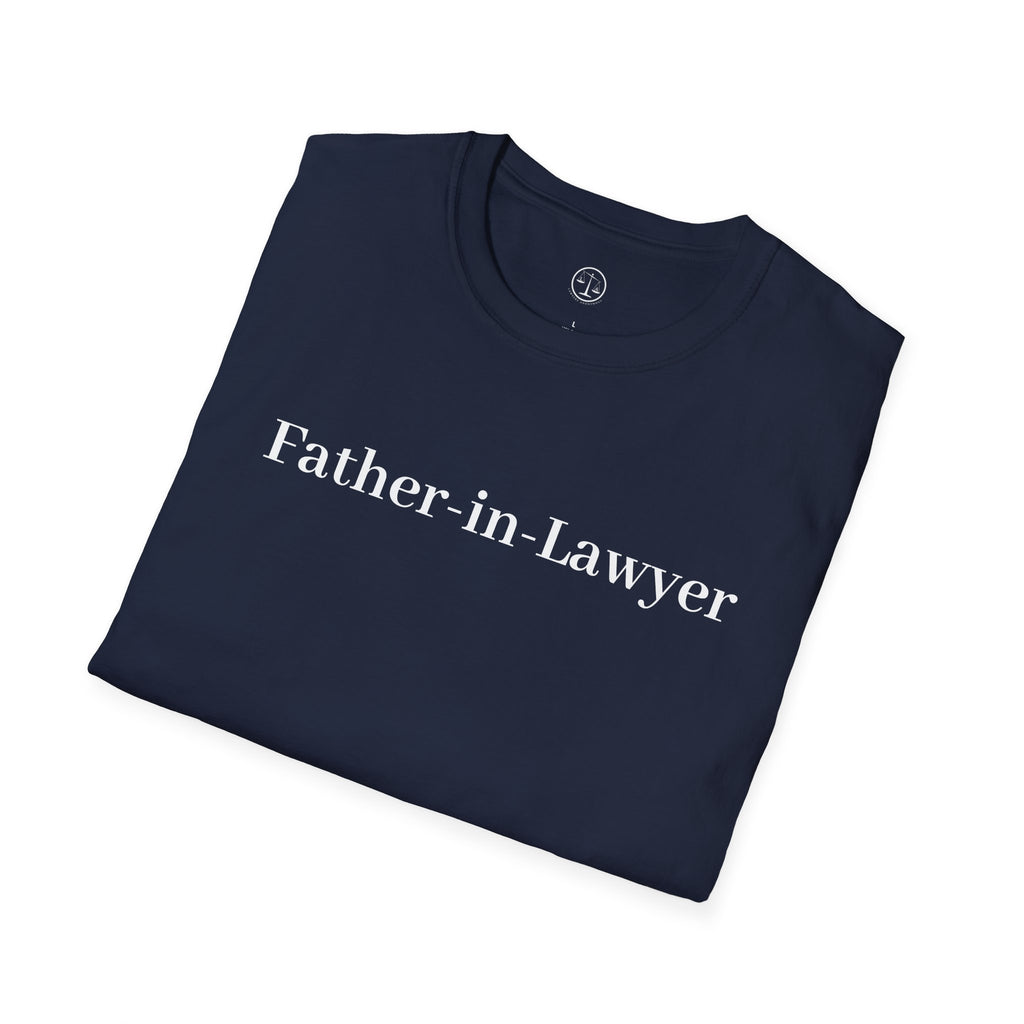 Father-in-Law T-Shirt — Minimalist Wedding Gift Tee for New In-Laws