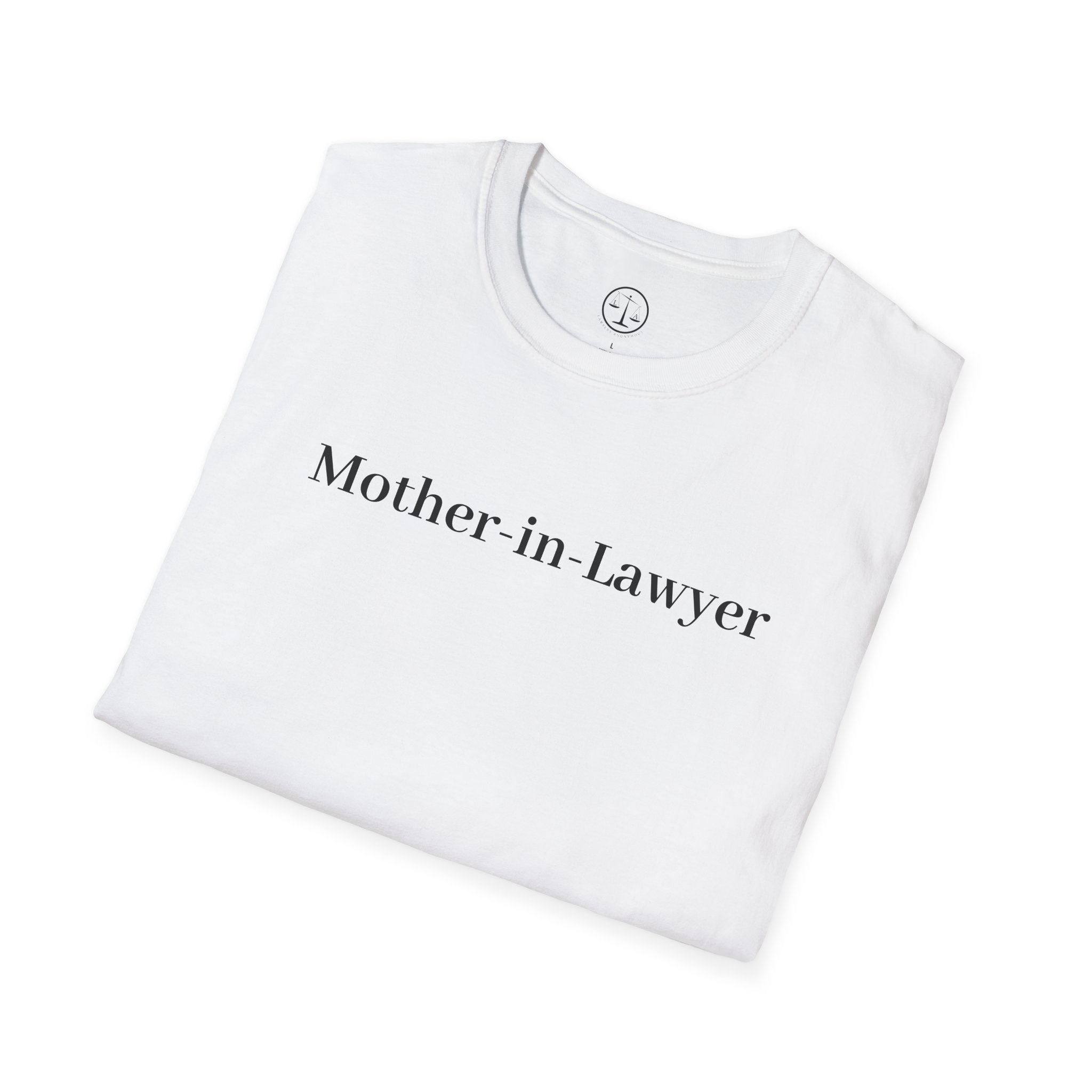 Mother in Lawyer T-Shirt — Feminine Lawyer Mom Tee, Gifts for Attorney Moms