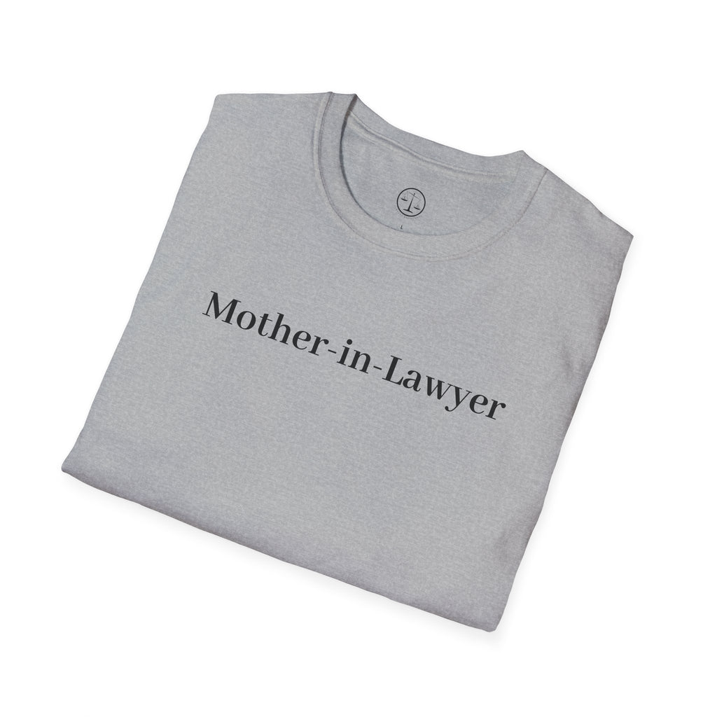 Mother in Lawyer T-Shirt — Feminine Lawyer Mom Tee, Gifts for Attorney Moms