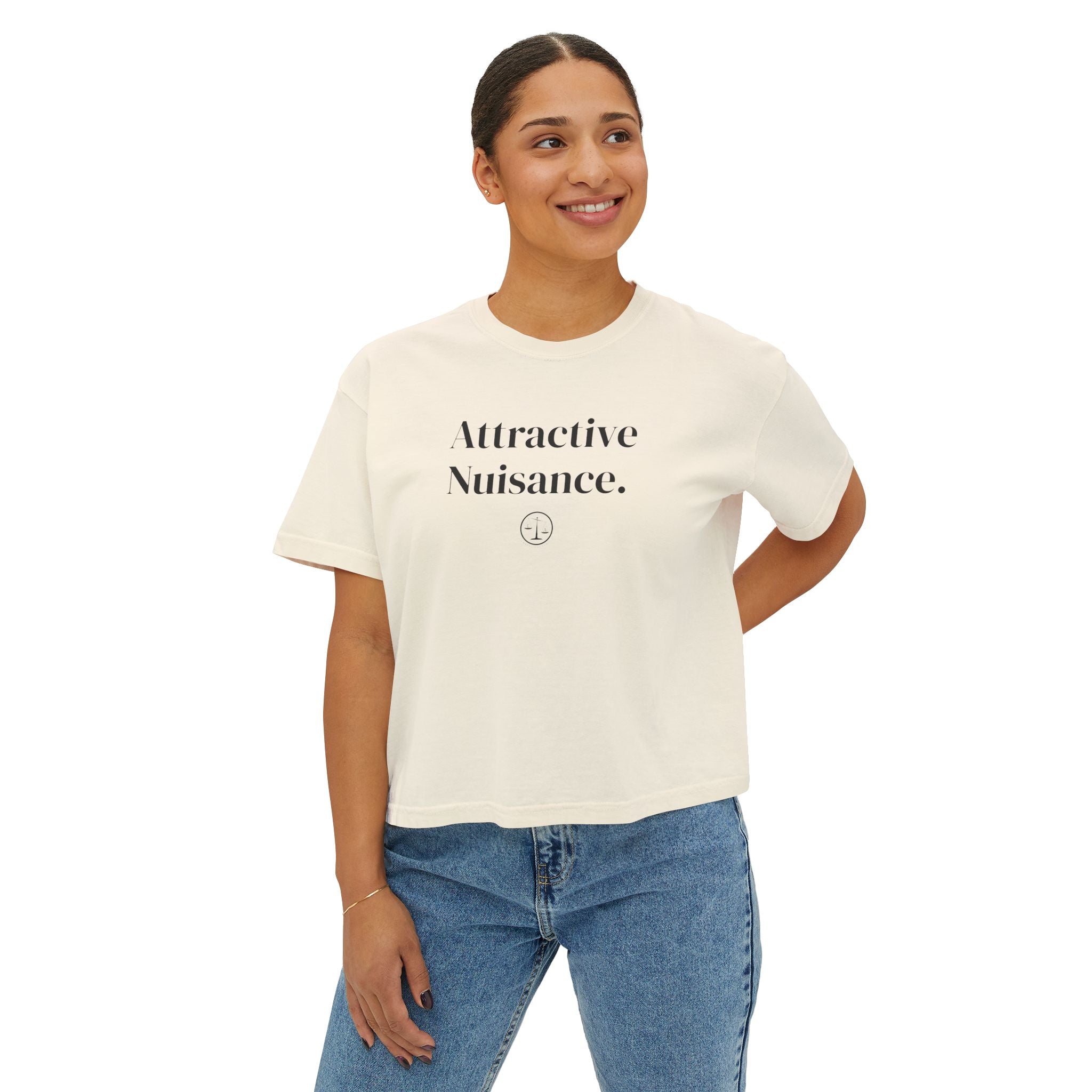 Women's Boxy Tee with Law-Themed Design, Perfect for Legal Professionals, Gifts for Lawyers, Casual Wear, Unique Graphic Tee, Lawyer [...]