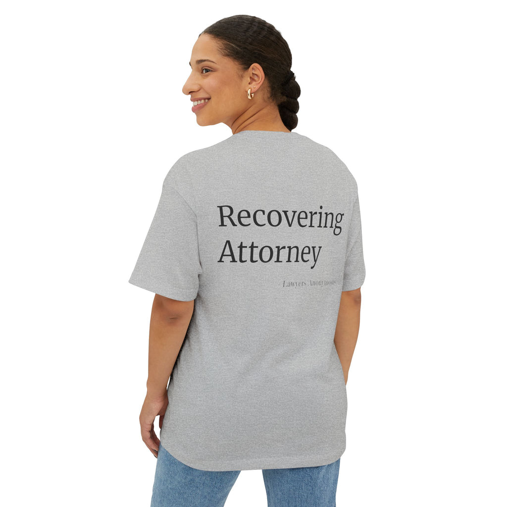 Recovering Attorney Unisex Oversized Tee