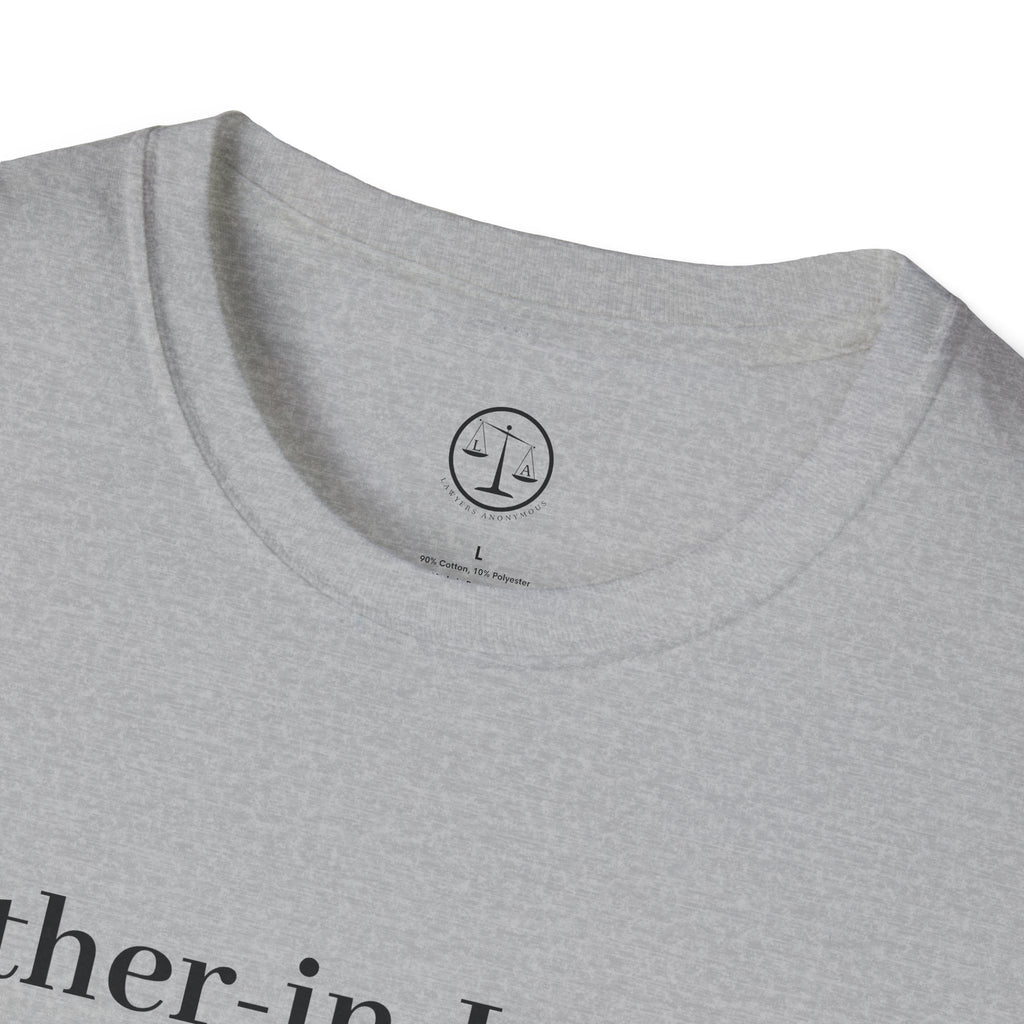 Father-in-Law T-Shirt — Minimalist Wedding Gift Tee for New In-Laws