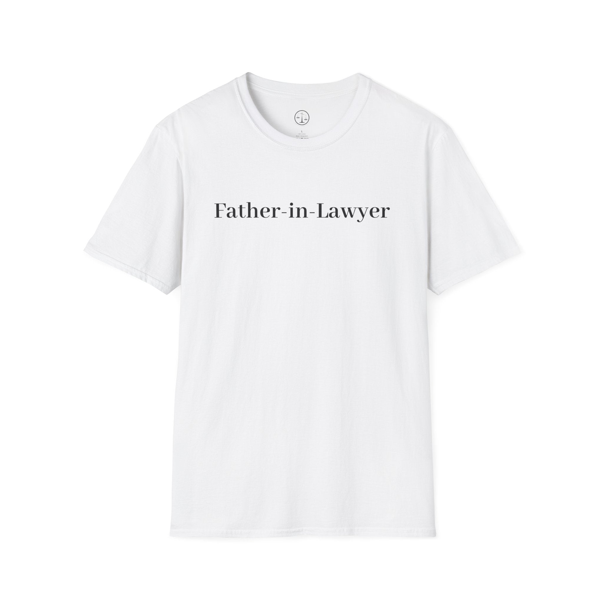 Father-in-Law T-Shirt — Minimalist Wedding Gift Tee for New In-Laws