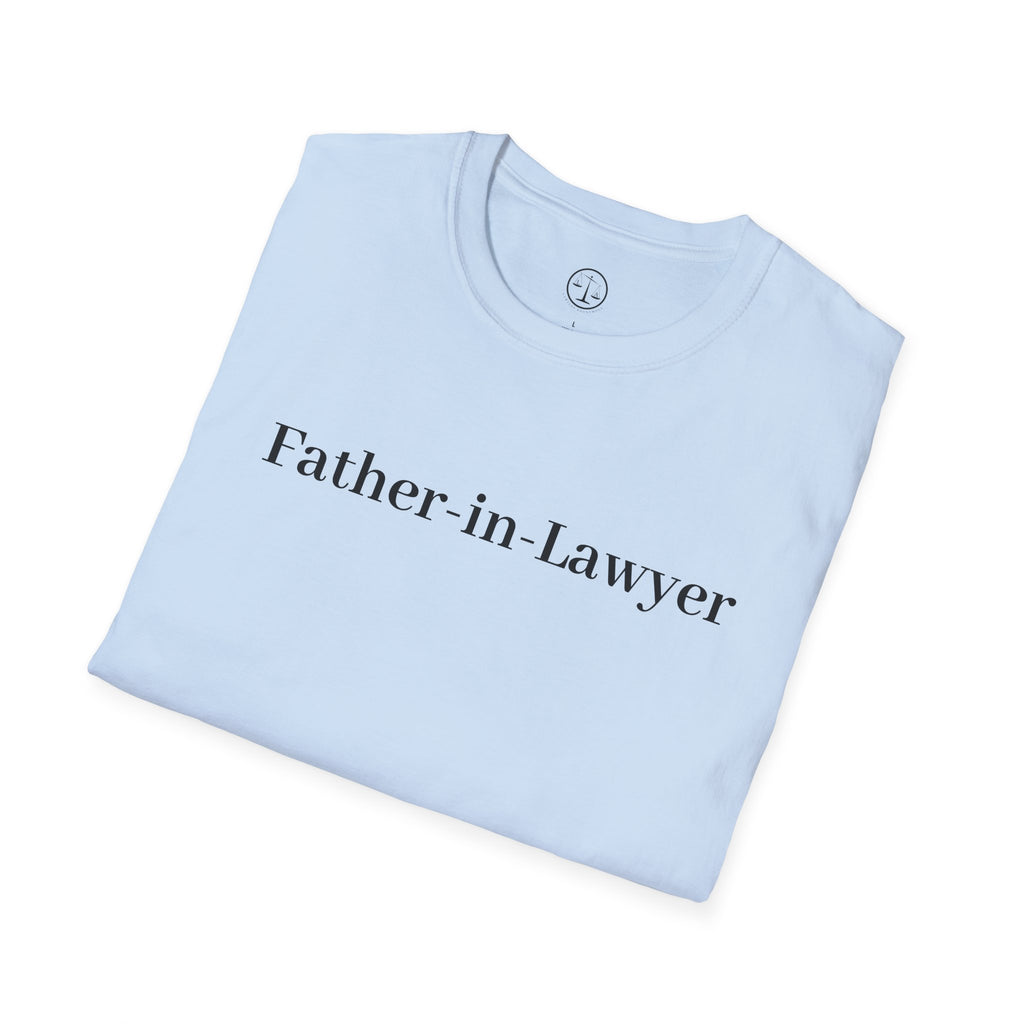 Father-in-Law T-Shirt — Minimalist Wedding Gift Tee for New In-Laws