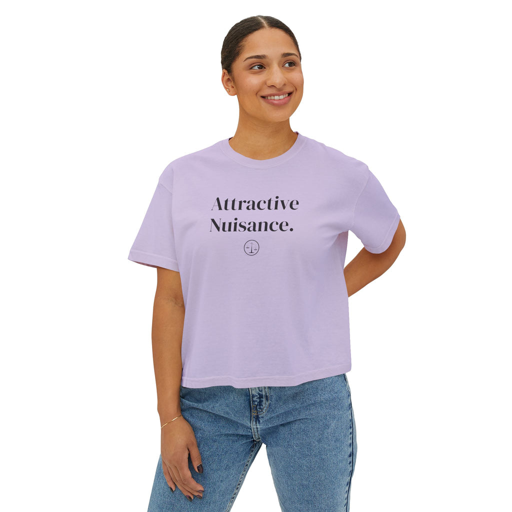 Women's Boxy Tee with Law-Themed Design, Perfect for Legal Professionals, Gifts for Lawyers, Casual Wear, Unique Graphic Tee, Lawyer [...]
