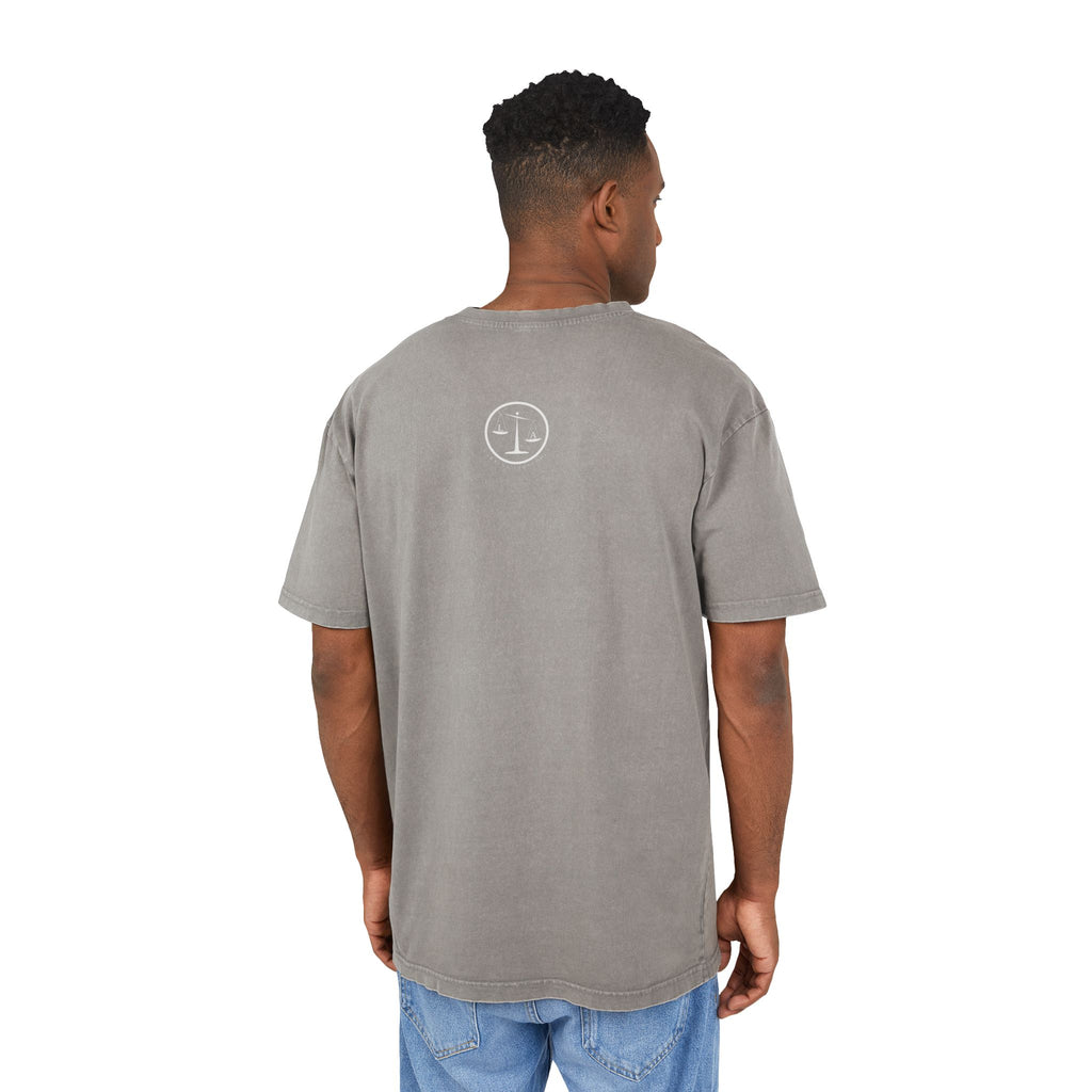 Lawyer Est. 2026 Acid-Wash Tee — Oversized Men's Legal Grad Gift