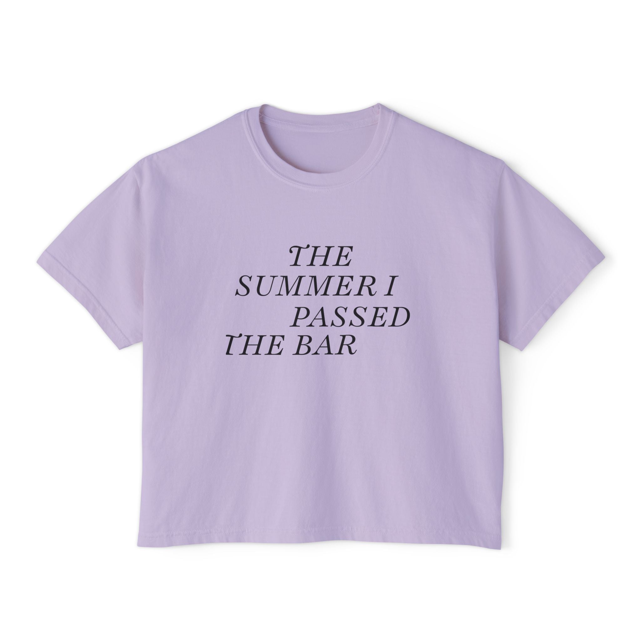 Cottagecore Boxy Tee: The Summer I passed the Bar