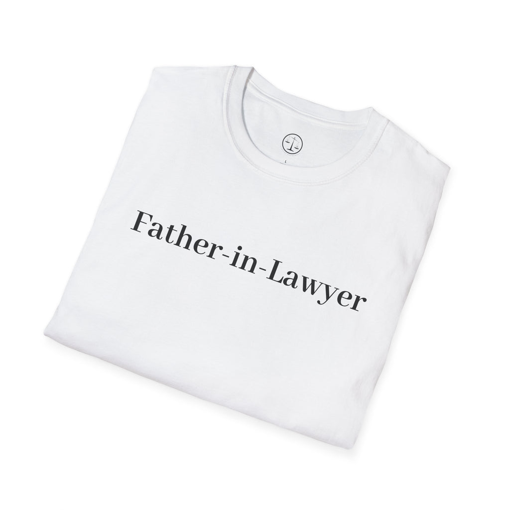 Father-in-Law T-Shirt — Minimalist Wedding Gift Tee for New In-Laws
