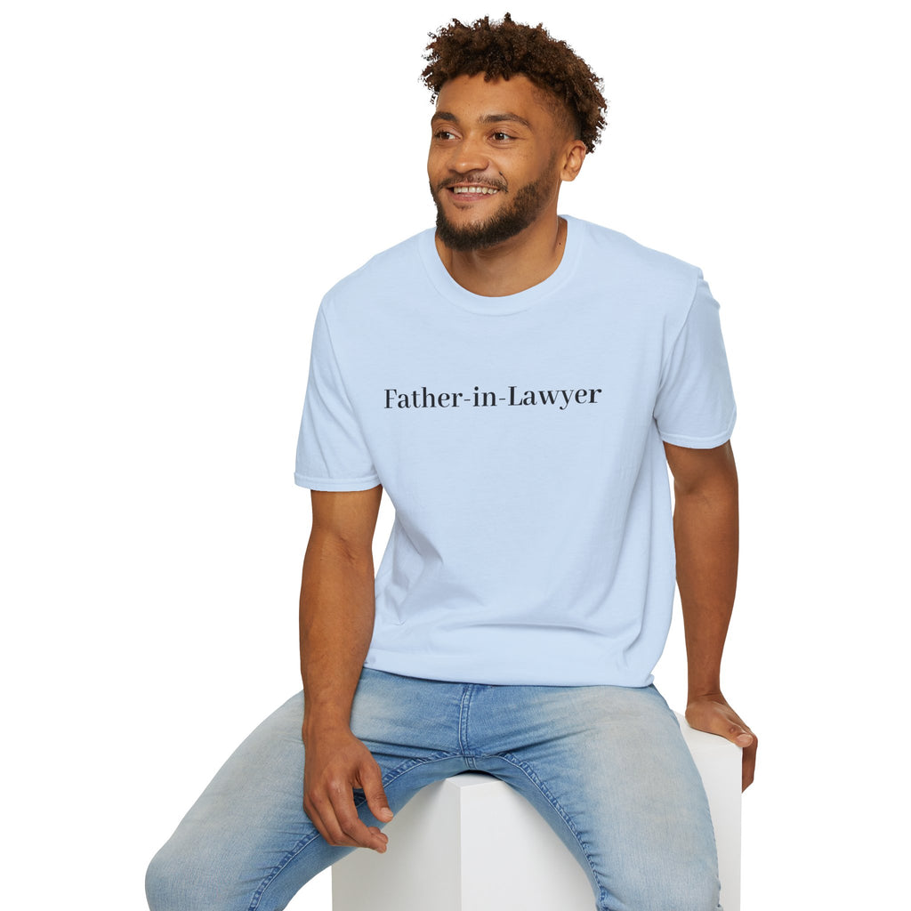 Father-in-Law T-Shirt — Minimalist Wedding Gift Tee for New In-Laws