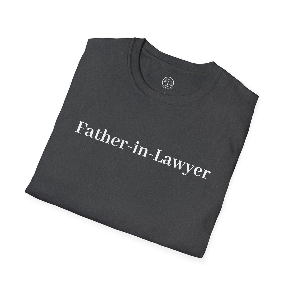 Father-in-Law T-Shirt — Minimalist Wedding Gift Tee for New In-Laws