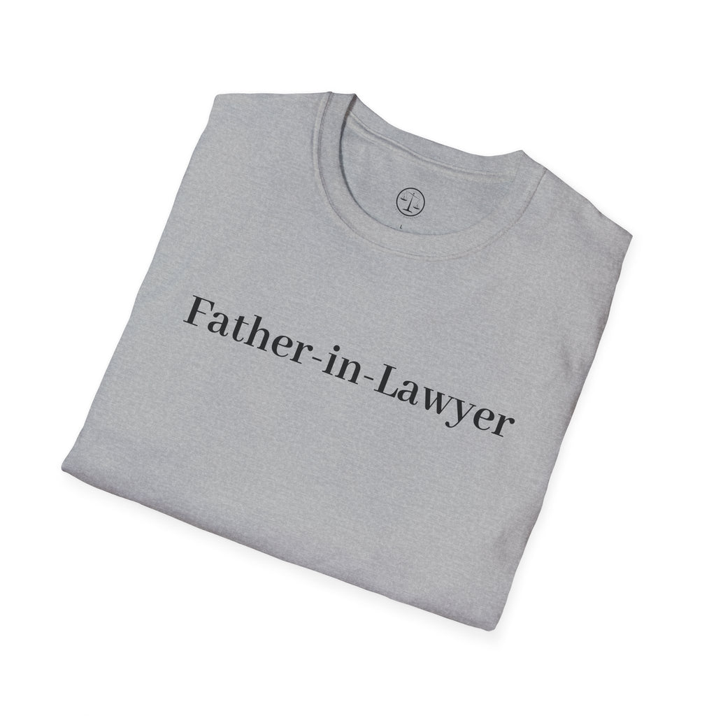 Father-in-Law T-Shirt — Minimalist Wedding Gift Tee for New In-Laws
