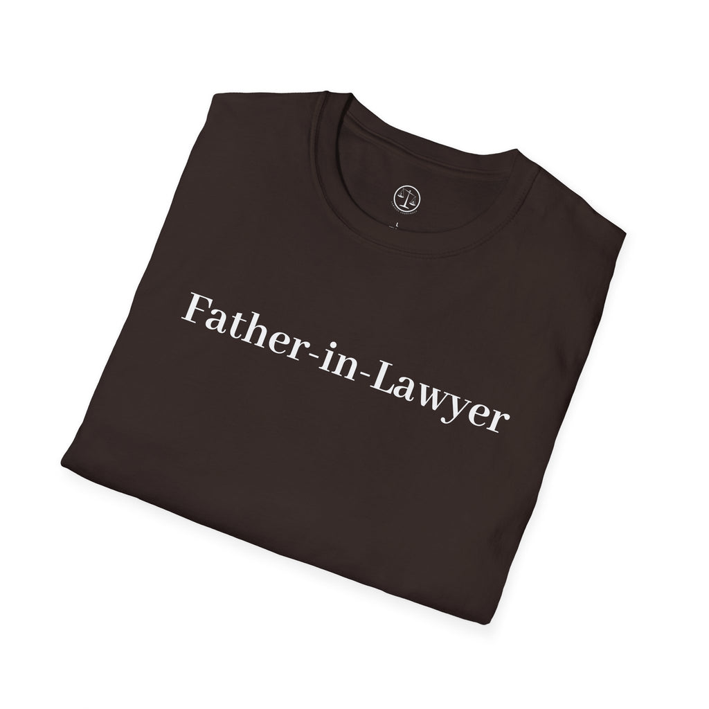 Father-in-Law T-Shirt — Minimalist Wedding Gift Tee for New In-Laws