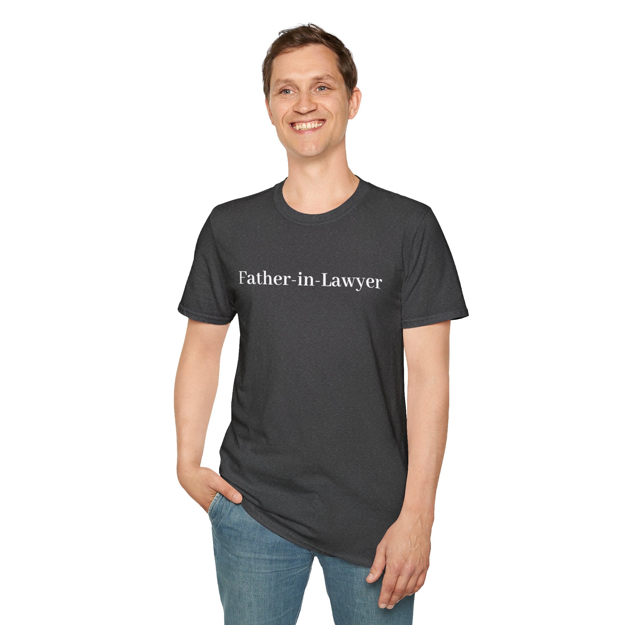 Father-in-Law T-Shirt — Minimalist Wedding Gift Tee for New In-Laws