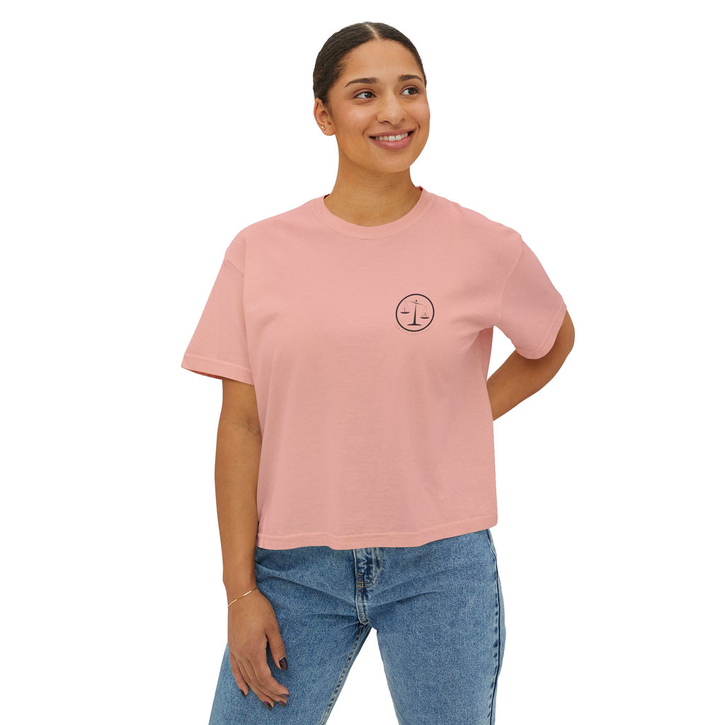 Boxy Tee - Funny Lawyer Quote 'Res Ipsa Tequila'