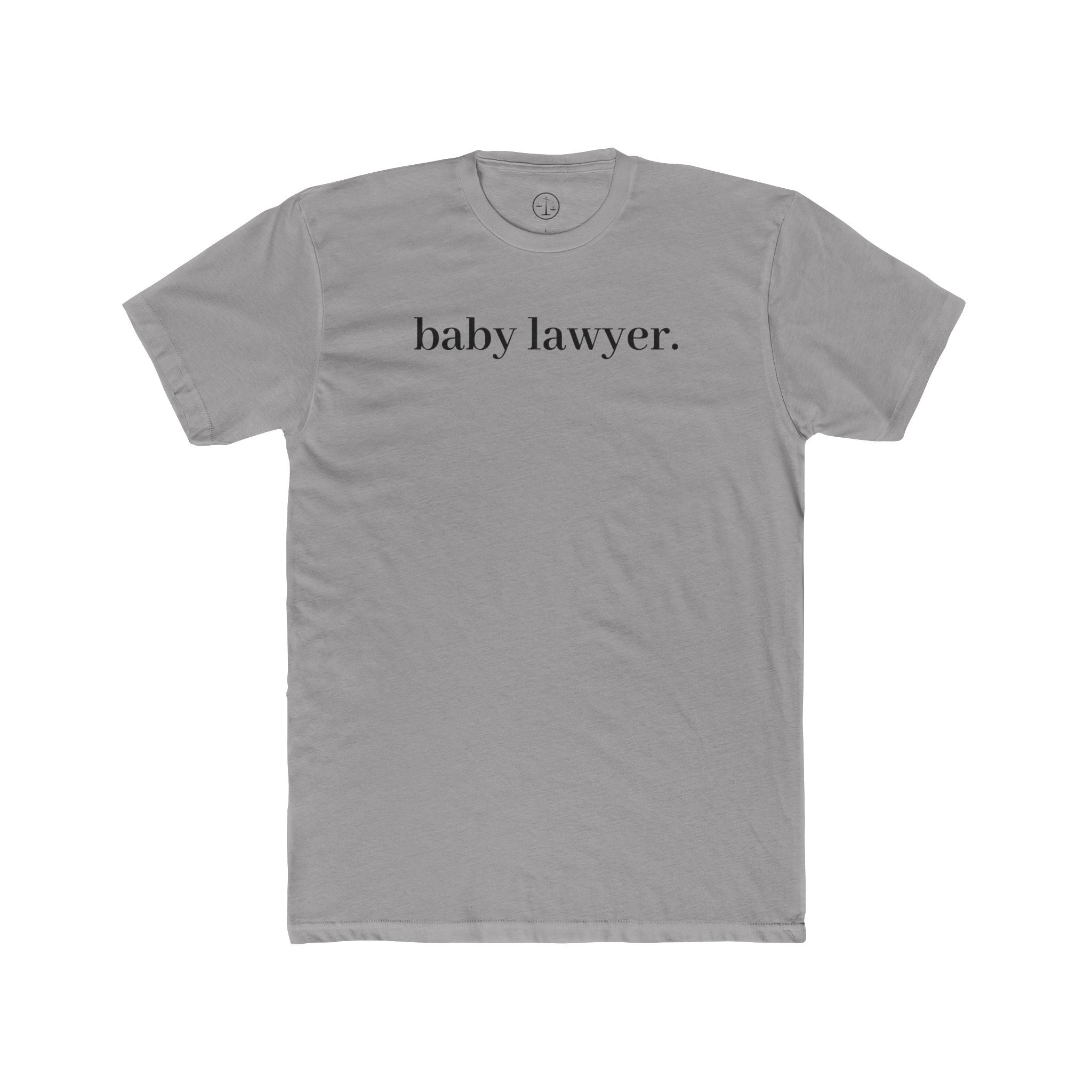 Baby Lawyer Tee — Minimalist Baby Announcement T-Shirt