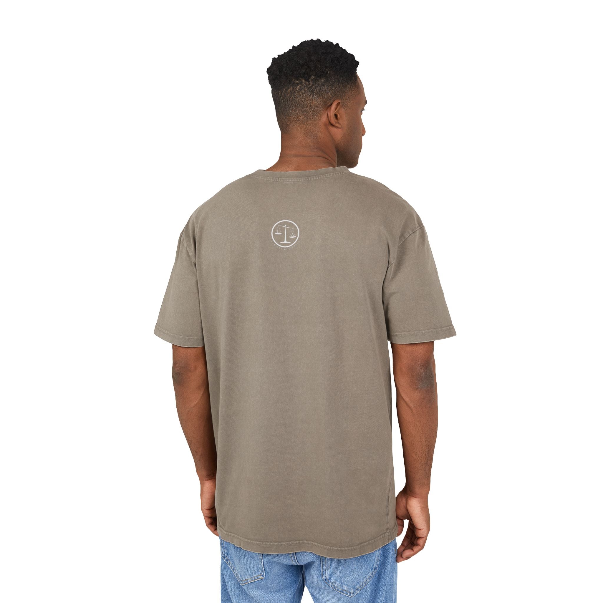 Lawyer Est. 2026 Acid-Wash Tee — Oversized Men's Legal Grad Gift