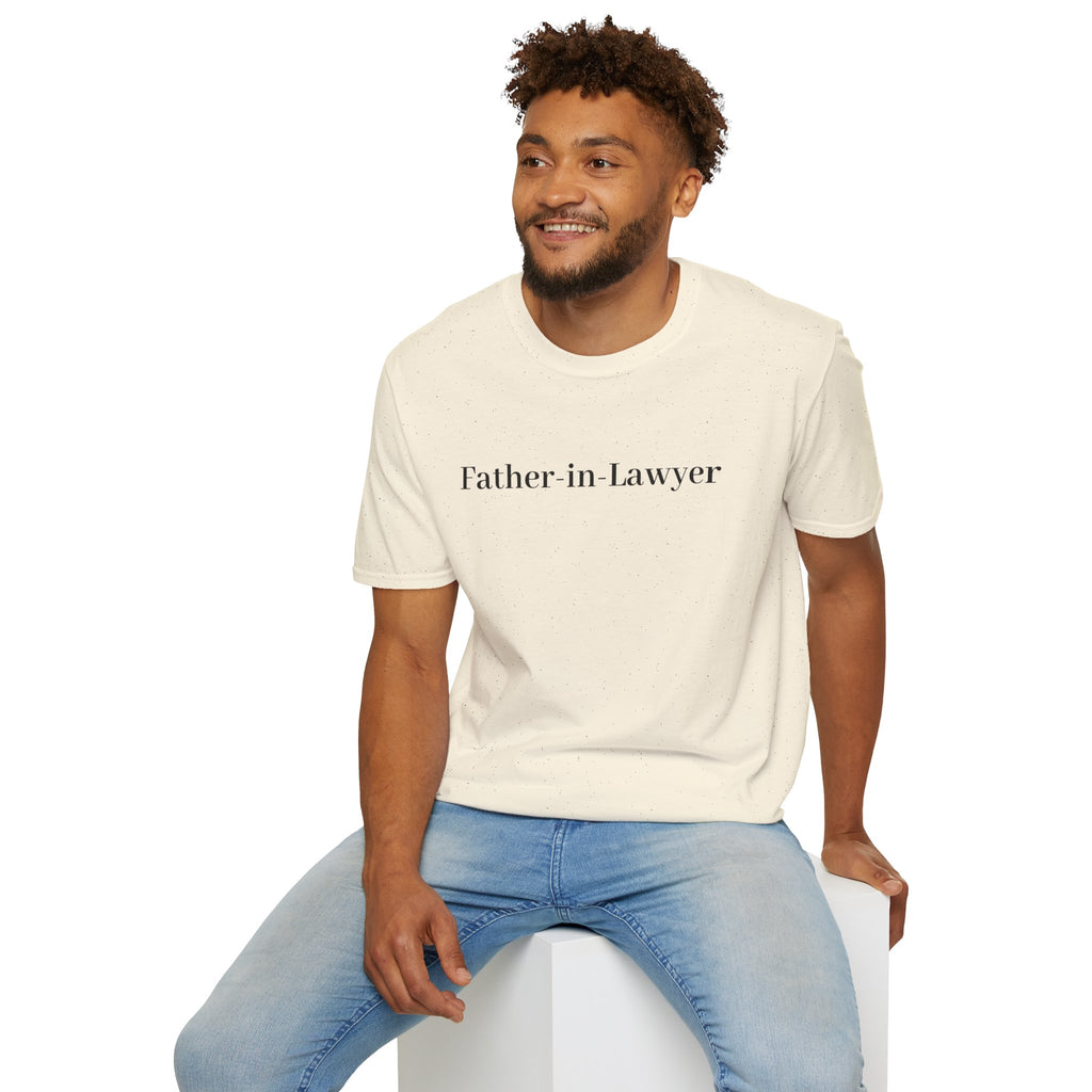 Father-in-Law T-Shirt — Minimalist Wedding Gift Tee for New In-Laws