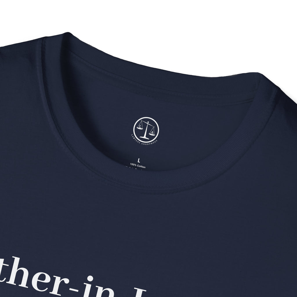 Father-in-Law T-Shirt — Minimalist Wedding Gift Tee for New In-Laws