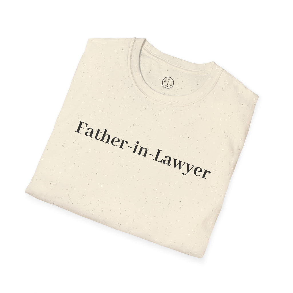 Father-in-Law T-Shirt — Minimalist Wedding Gift Tee for New In-Laws