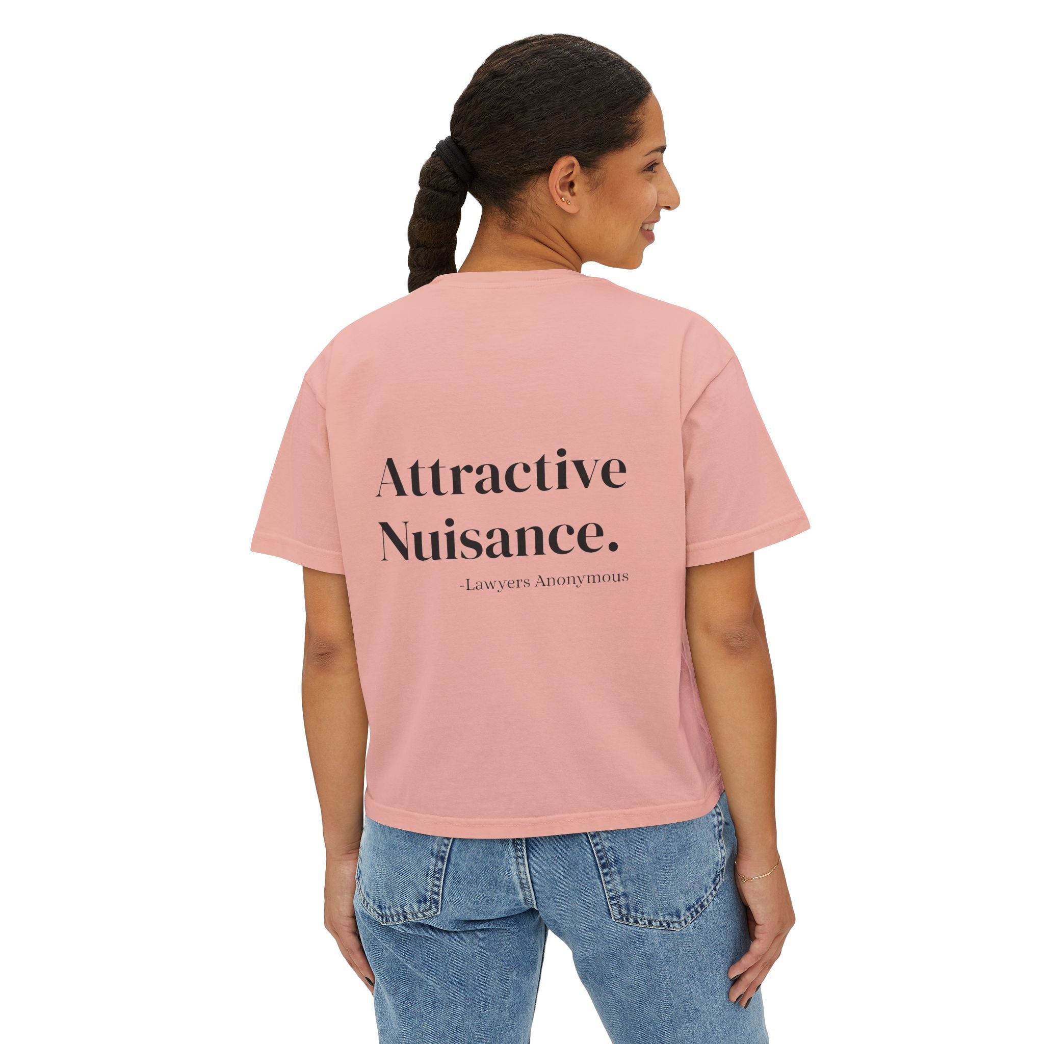 Women's Boxy Tee- Attractive Nuisance