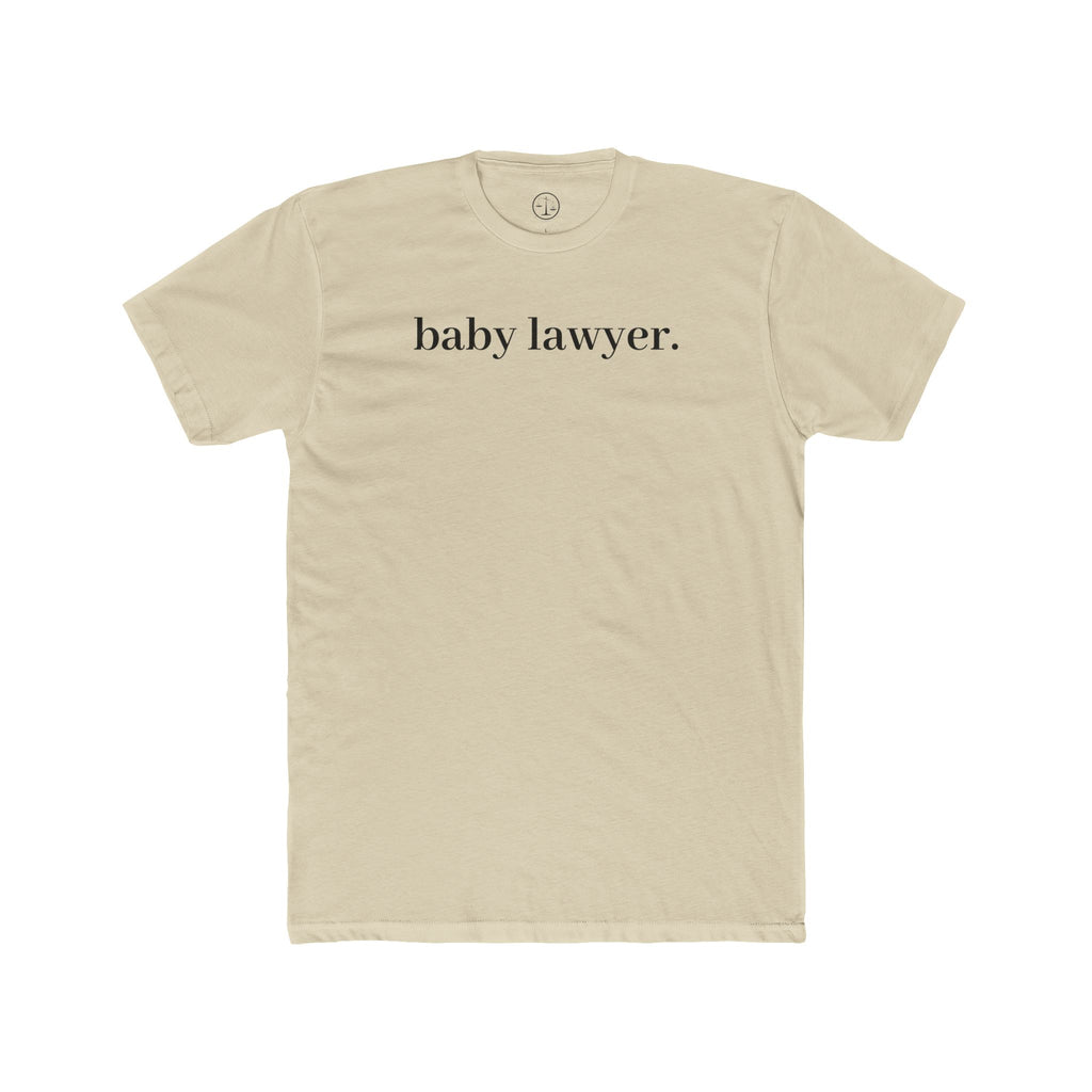 Baby Lawyer Tee — Minimalist Baby Announcement T-Shirt