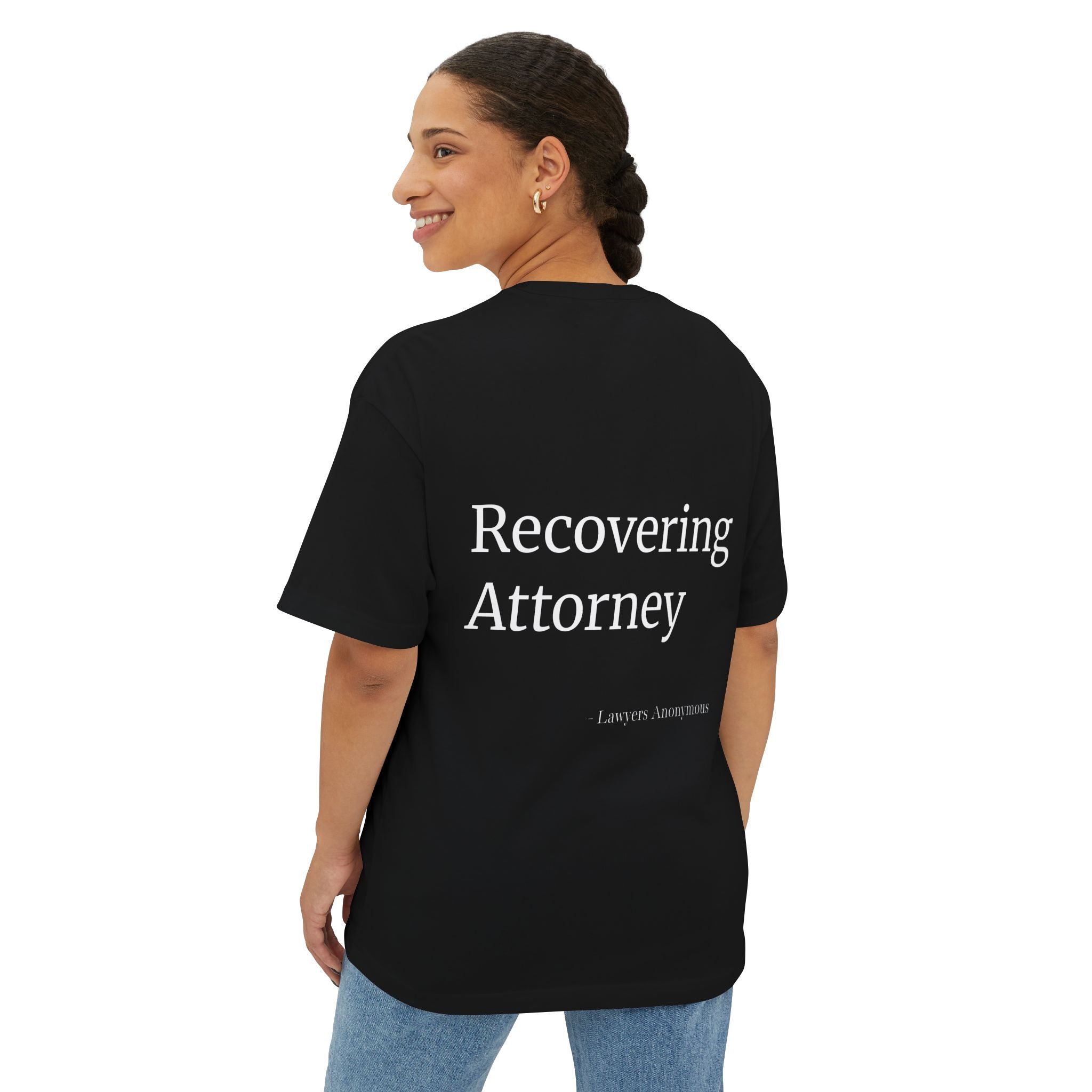 Recovering Attorney Unisex Oversized Tee