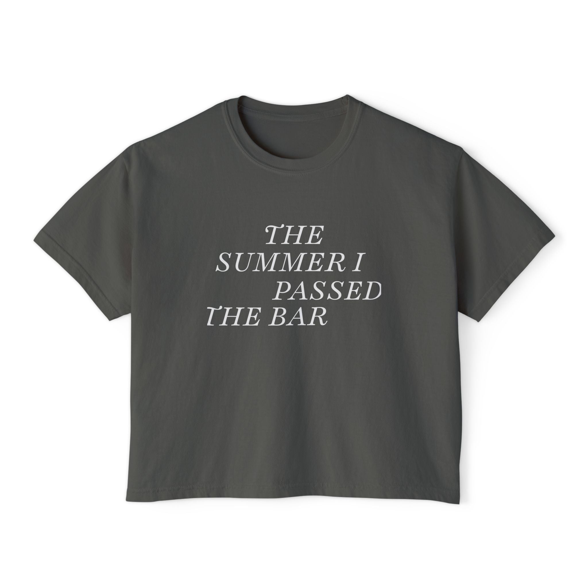 Cottagecore Boxy Tee: The Summer I passed the Bar