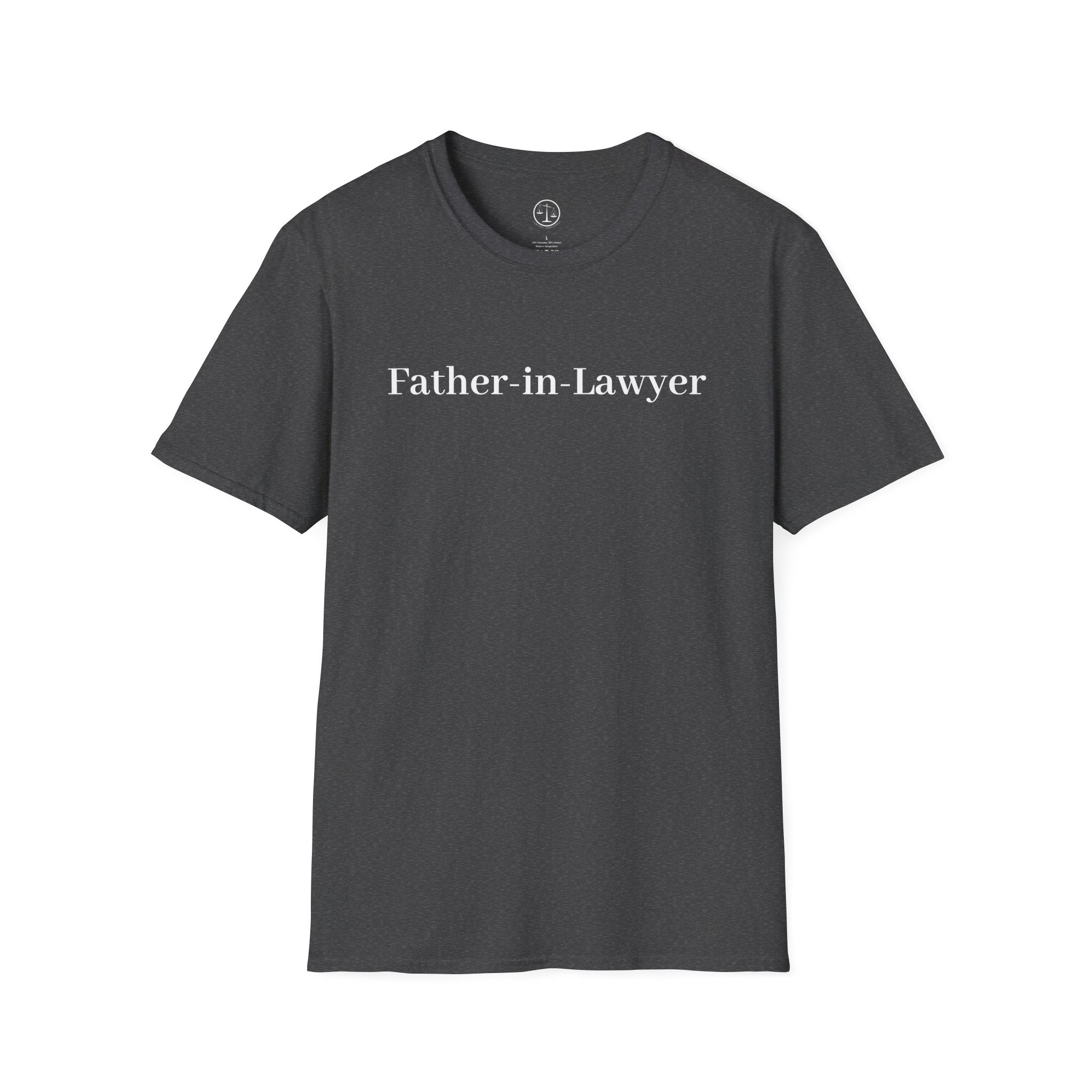 Father-in-Law T-Shirt — Minimalist Wedding Gift Tee for New In-Laws