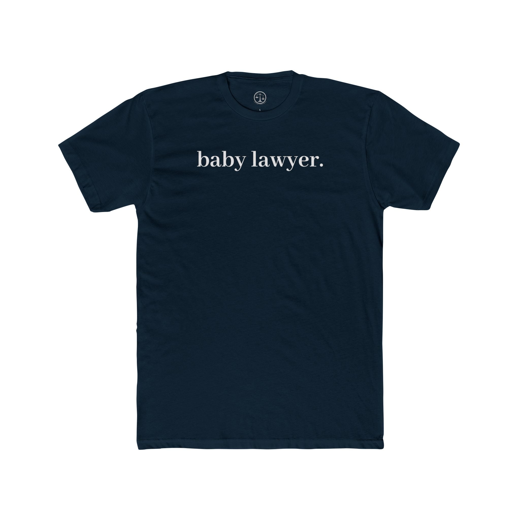 Baby Lawyer Tee — Minimalist Baby Announcement T-Shirt