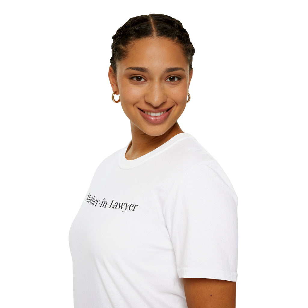 Mother in Lawyer T-Shirt — Feminine Lawyer Mom Tee, Gifts for Attorney Moms