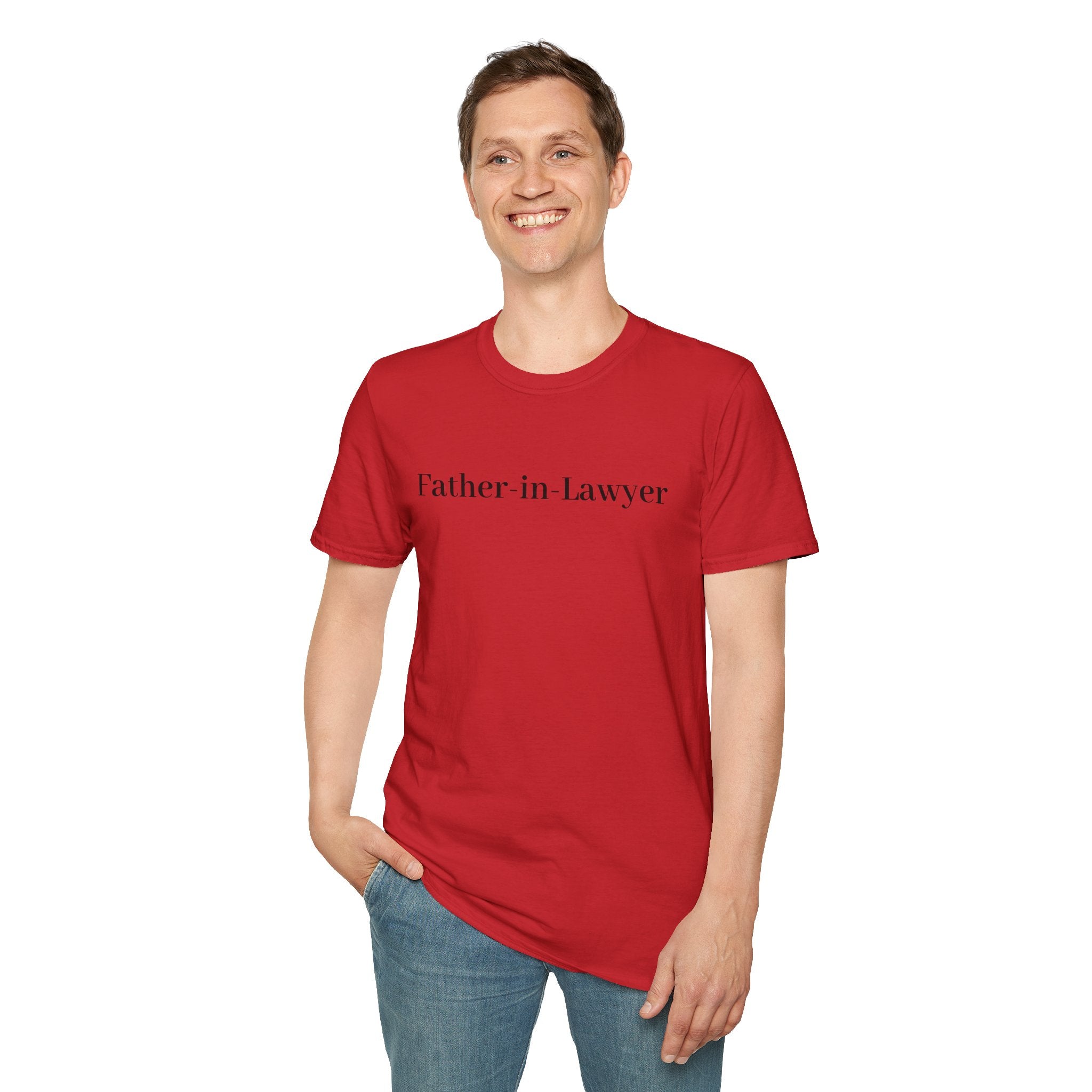 Father-in-Law T-Shirt — Minimalist Wedding Gift Tee for New In-Laws