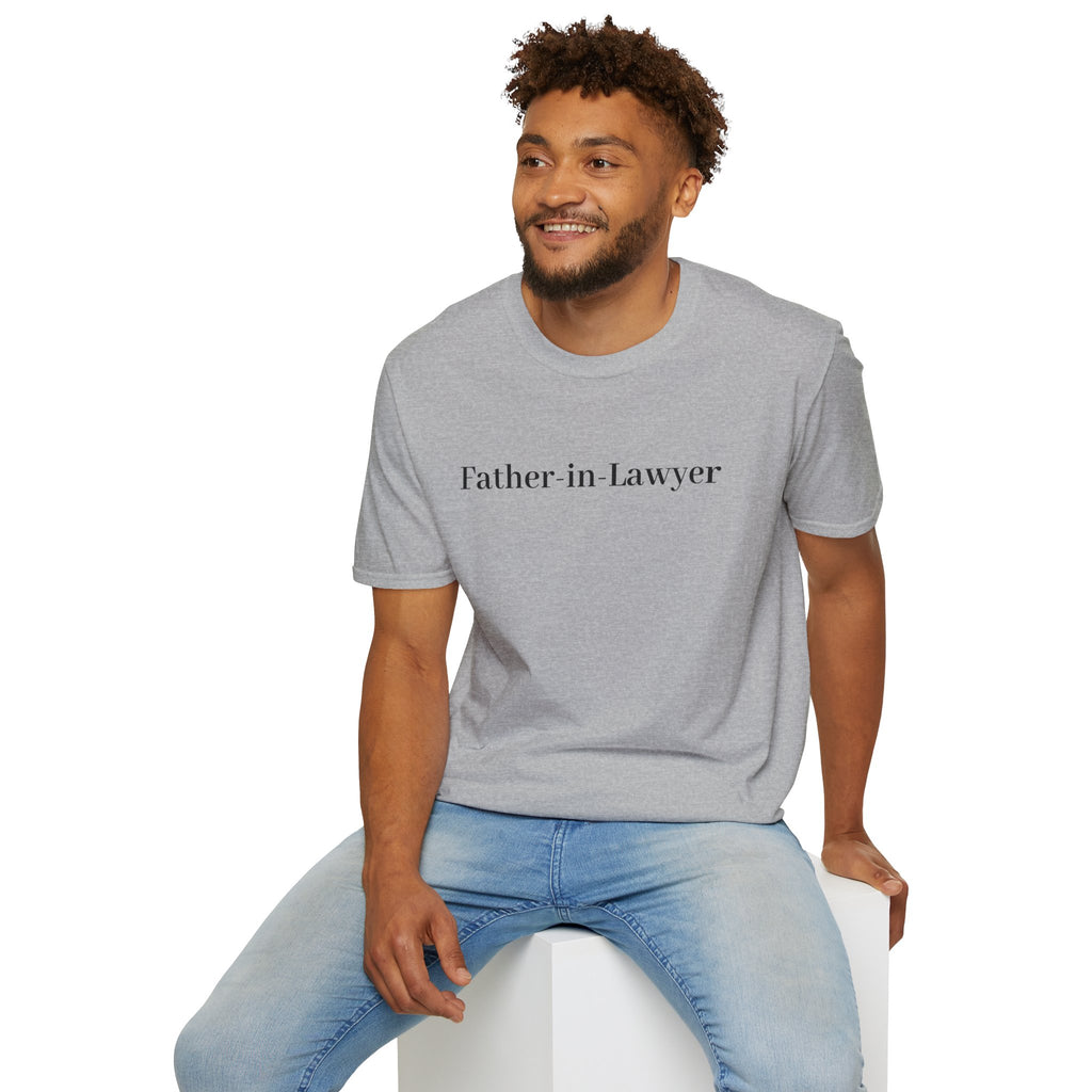 Father-in-Law T-Shirt — Minimalist Wedding Gift Tee for New In-Laws
