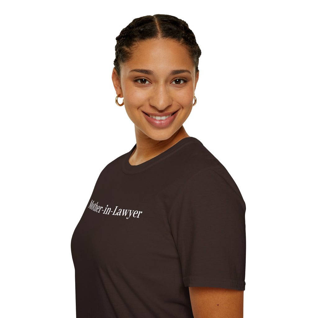Mother in Lawyer T-Shirt — Feminine Lawyer Mom Tee, Gifts for Attorney Moms